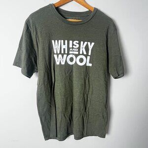 2/$30 Pendleton Green Whisky Wool Men's Tee Shirt Small